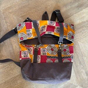 Sari Bari Bag Travel Backpack Recycled Materials Sustainable Eco Friendly